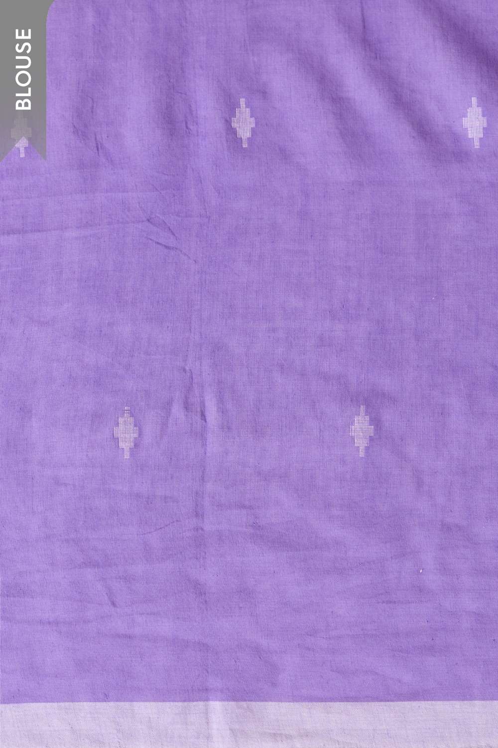 Purple Woven Pure Cotton Bengal Saree image number null