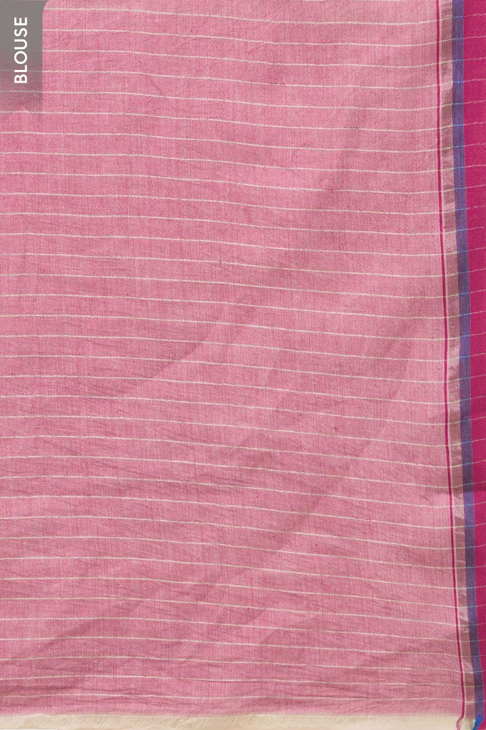 Light Pink Bengal Pure Cotton Jamdani Saree image number null