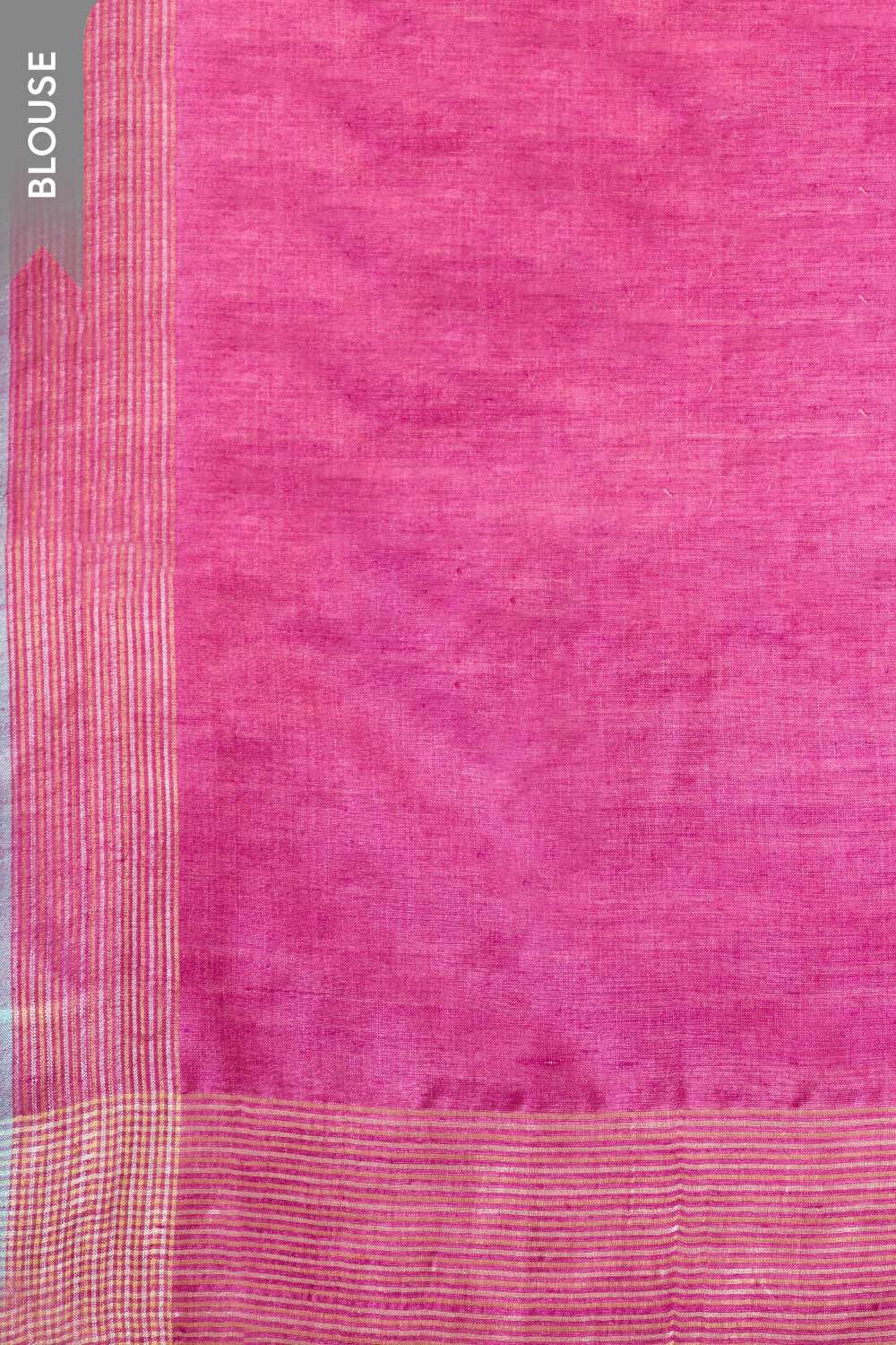 Pink Chattisgarh Woven Pure Tussar Silk Saree image number null