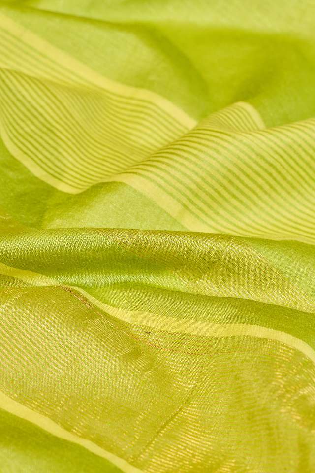 Green Chattisgarh Woven Pure Tussar Silk Saree thumbnail image number null