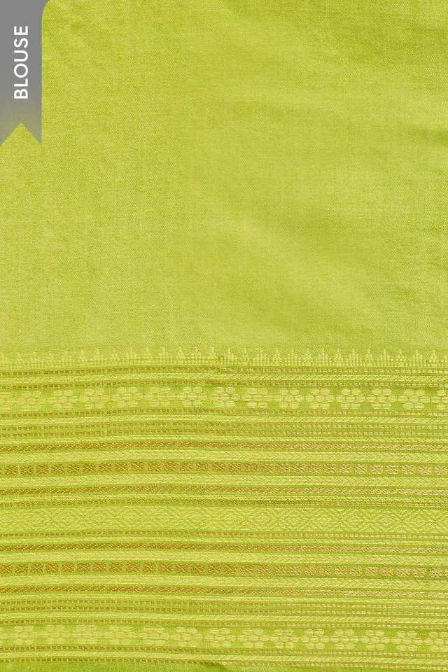 Green Chattisgarh Woven Pure Tussar Silk Saree thumbnail image number null