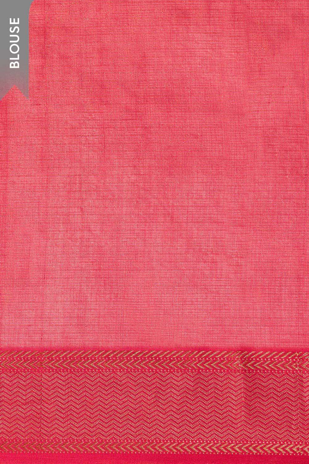 Green Woven Pure Silk Cotton Maheshwari Saree image number null