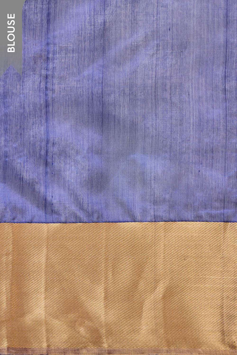 Dark Blue Eknaliya Pure Silk Chanderi Saree image number null