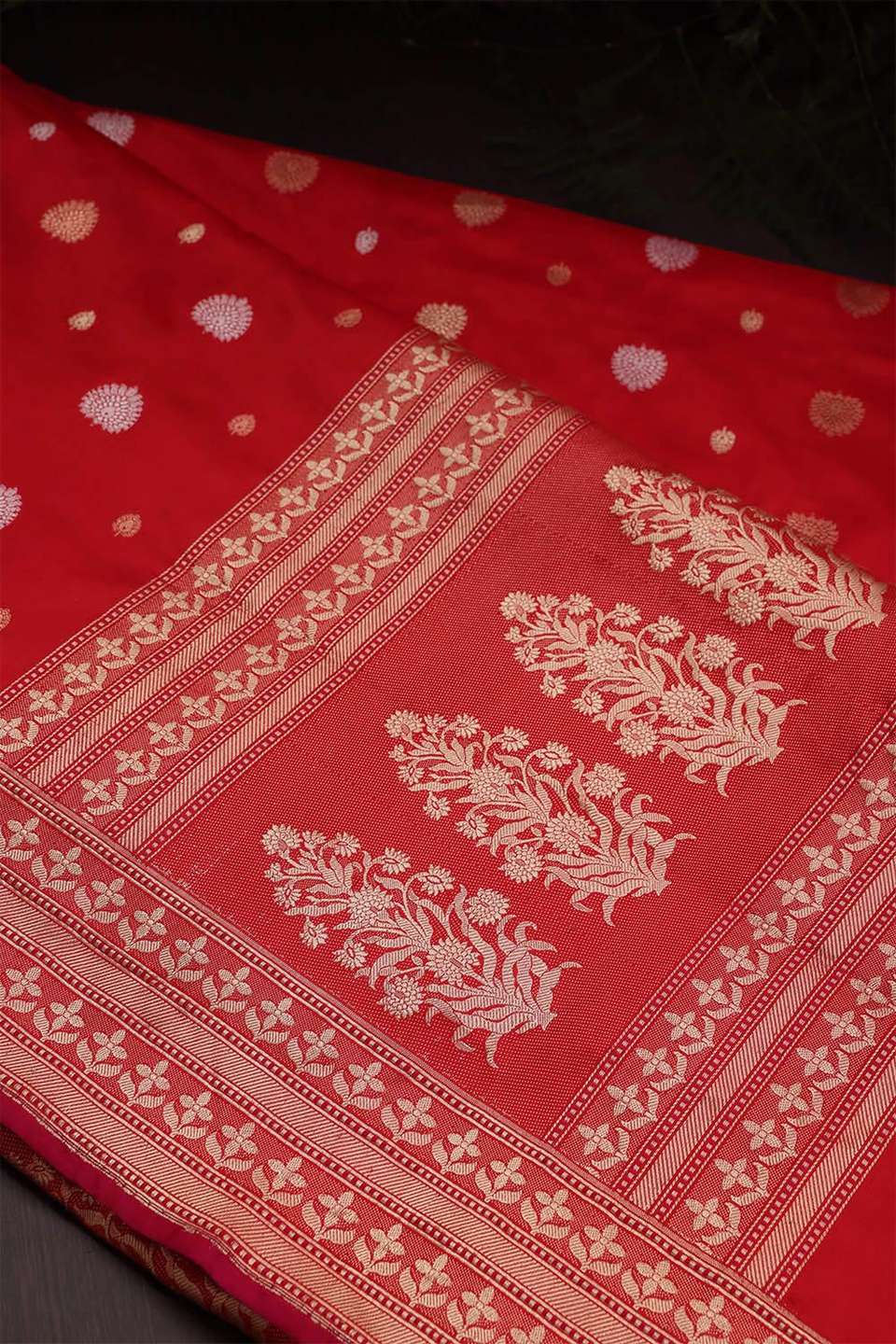 Red Banaras Silk Saree