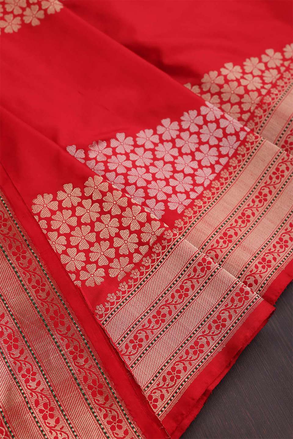 Red Banaras Silk Saree
