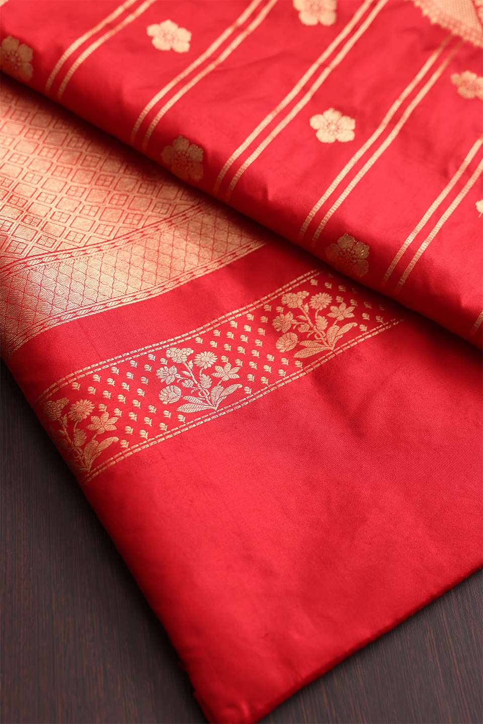 Red Banaras Silk Saree
