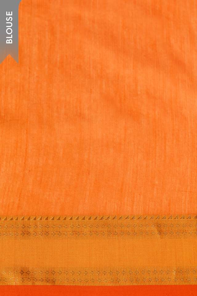Light Pink Woven Pure Silk Cotton Maheshwari Saree thumbnail image number null