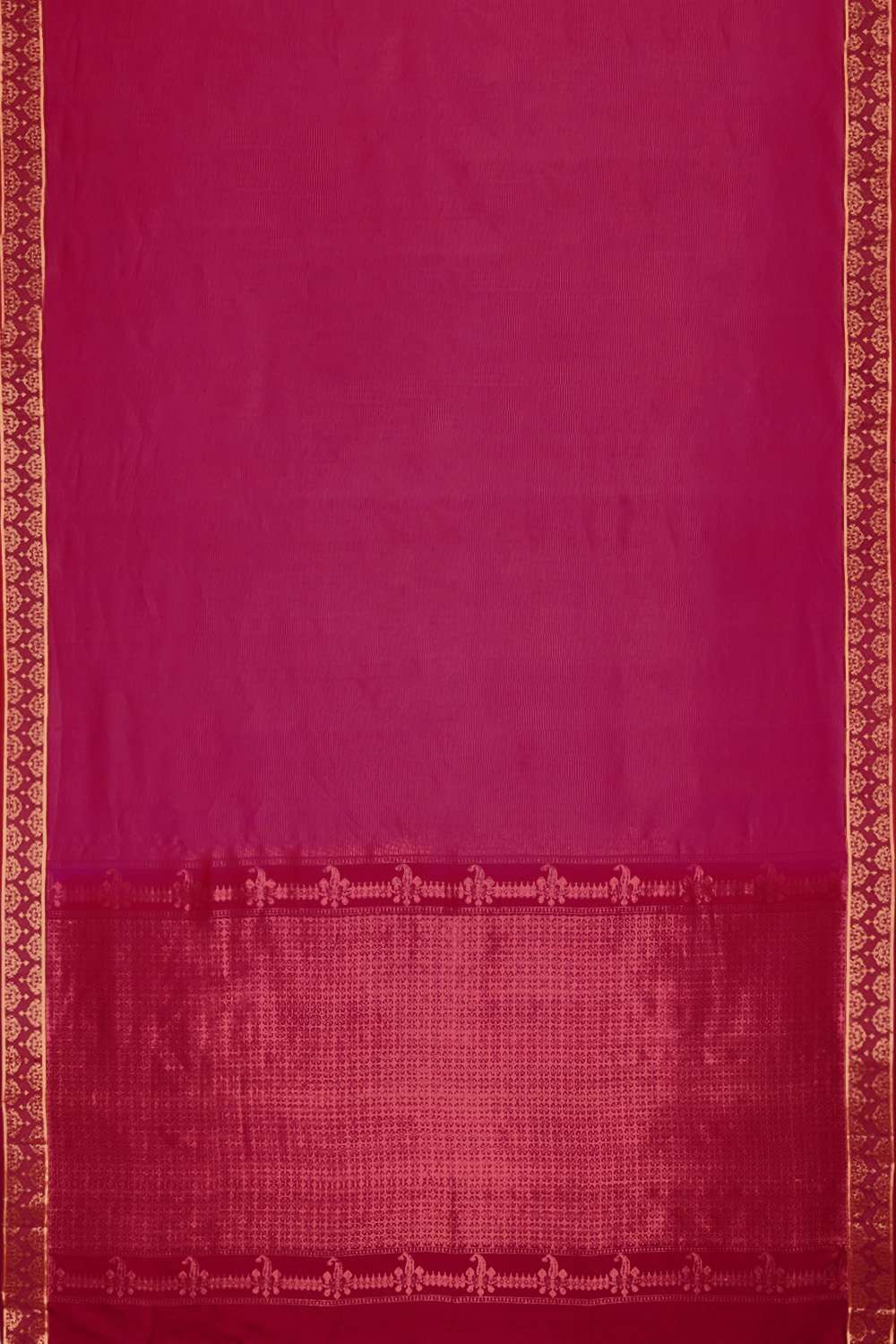 Pink Woven Kanjivaram Inspired Design Pure Silk Saree image number null