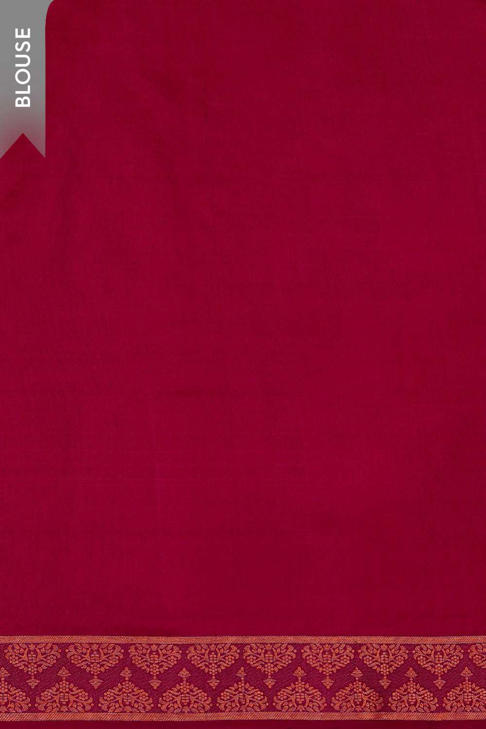 Pink Woven Kanjivaram Inspired Design Pure Silk Saree image number null