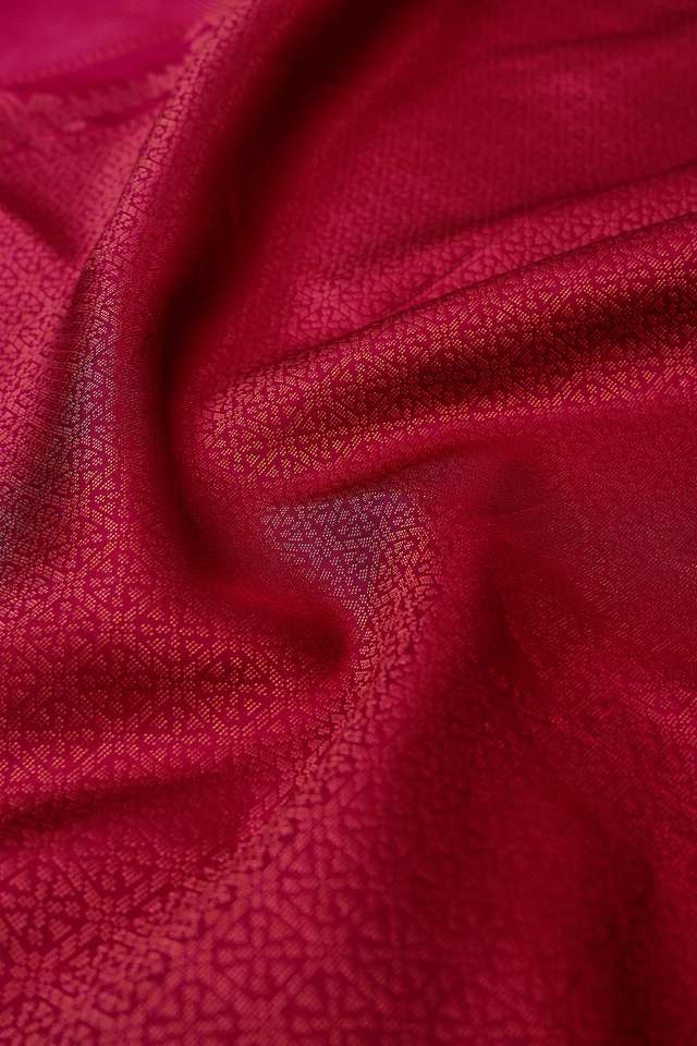 Pink Woven Kanjivaram Inspired Design Pure Silk Saree thumbnail image number null