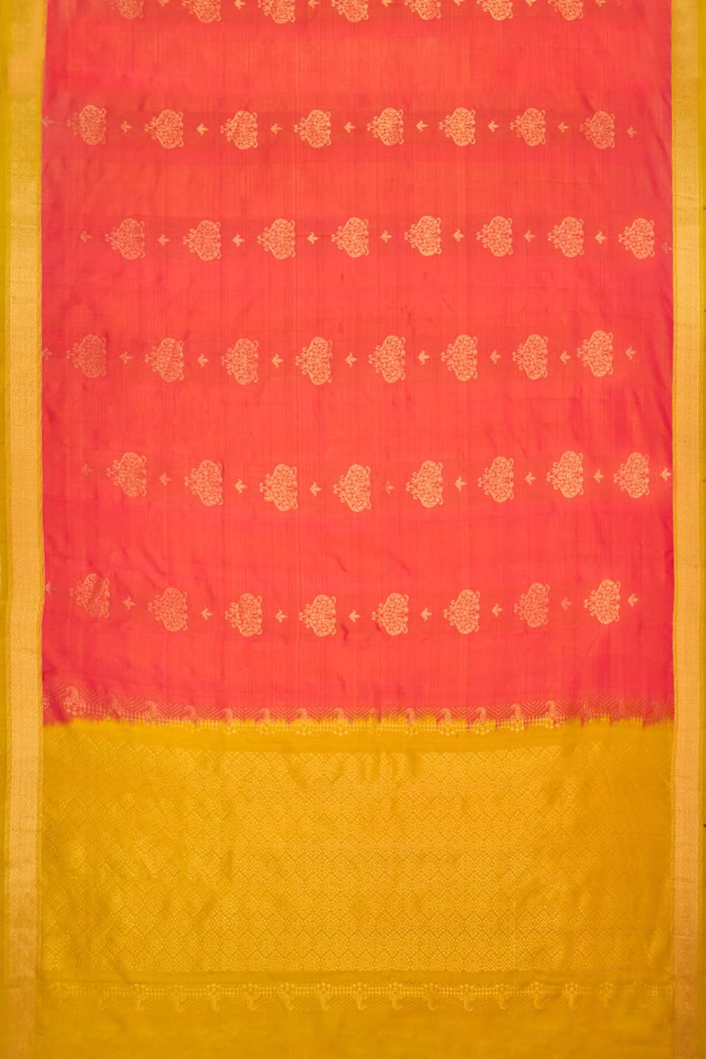Pink Woven Kanjivaram Inspired Design Pure Silk Saree image number null