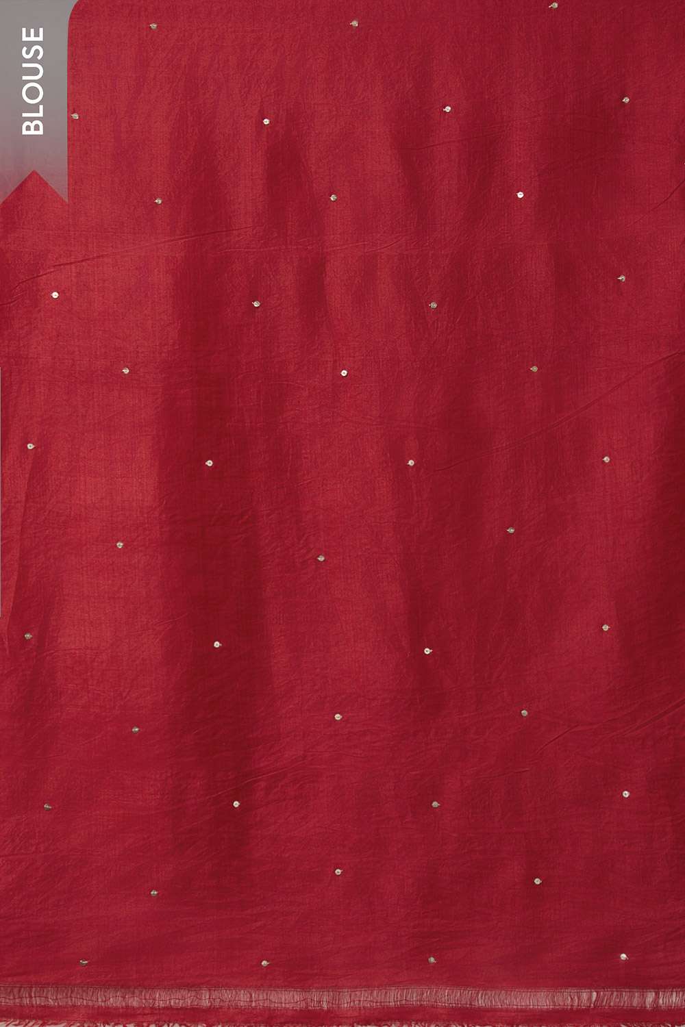 Blue Pure Silk Mukaish Embroidery Saree image number null