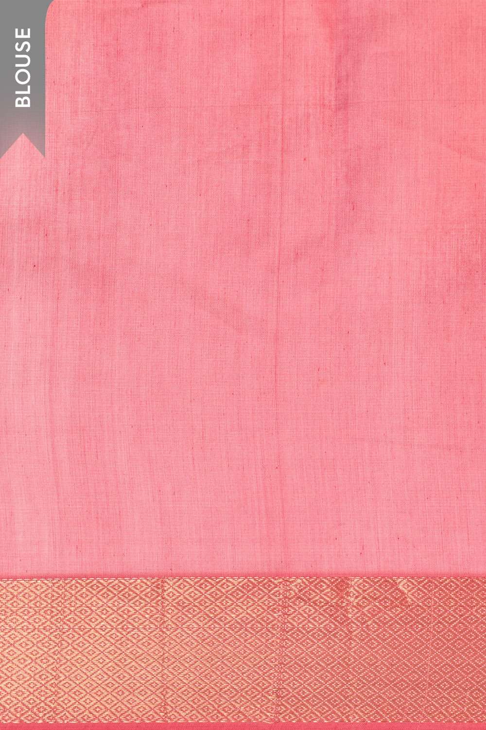 Pink Maheshwari Pure Silk Cotton Woven Saree image number null