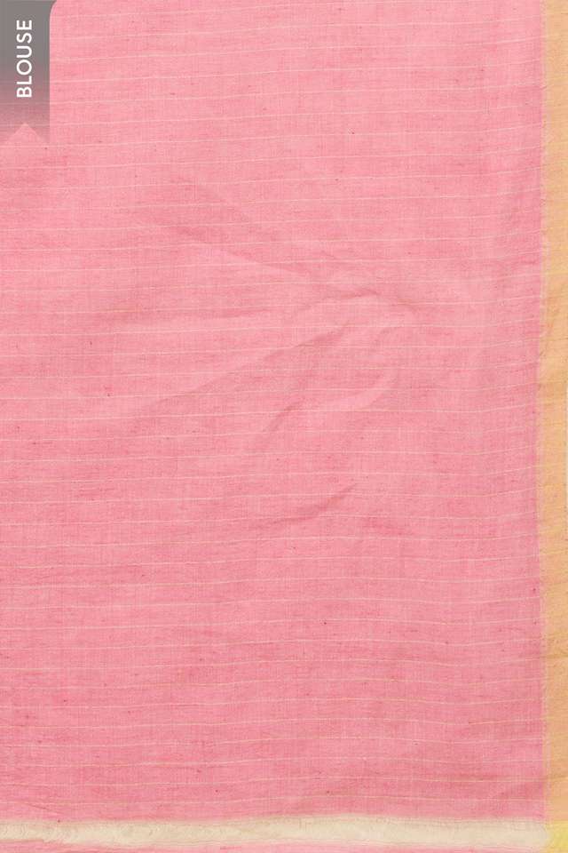 Light Yellow Bengal Pure Cotton Jamdani Saree thumbnail image number null