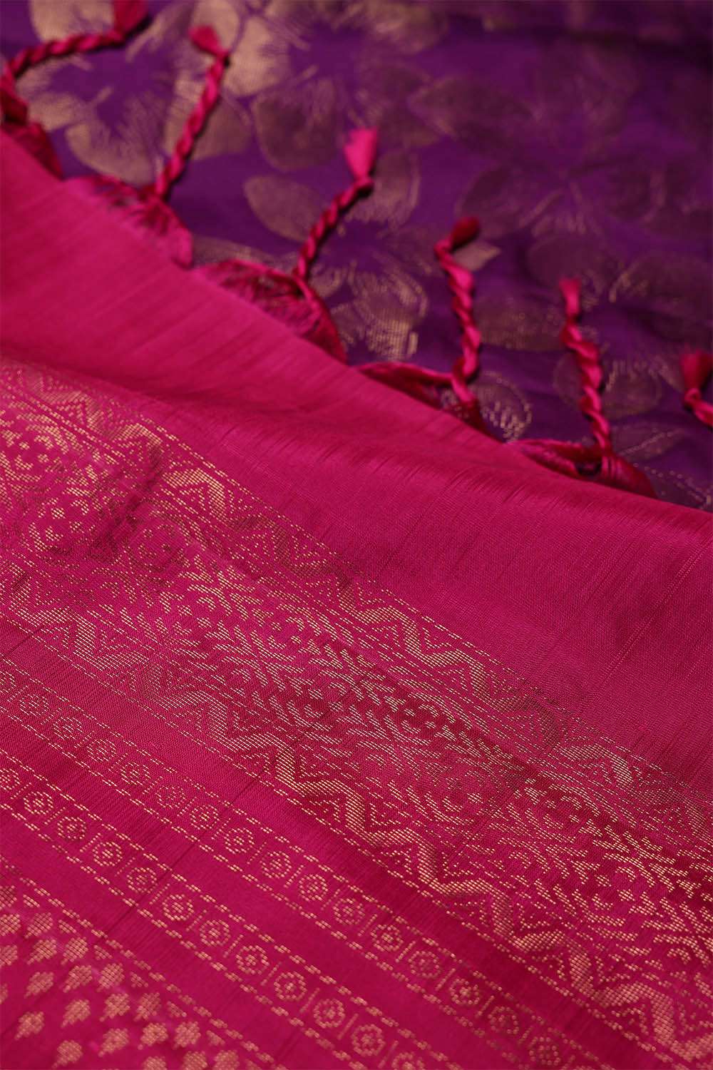 Violet South Silk Saree image number null