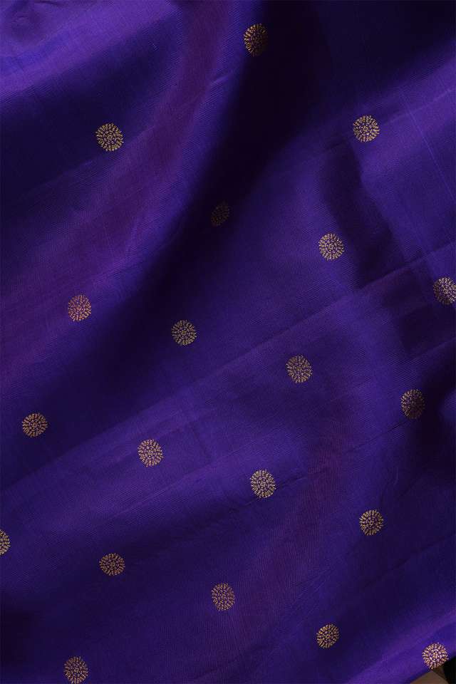 Violet Kanjivaram Silk Saree thumbnail image number null