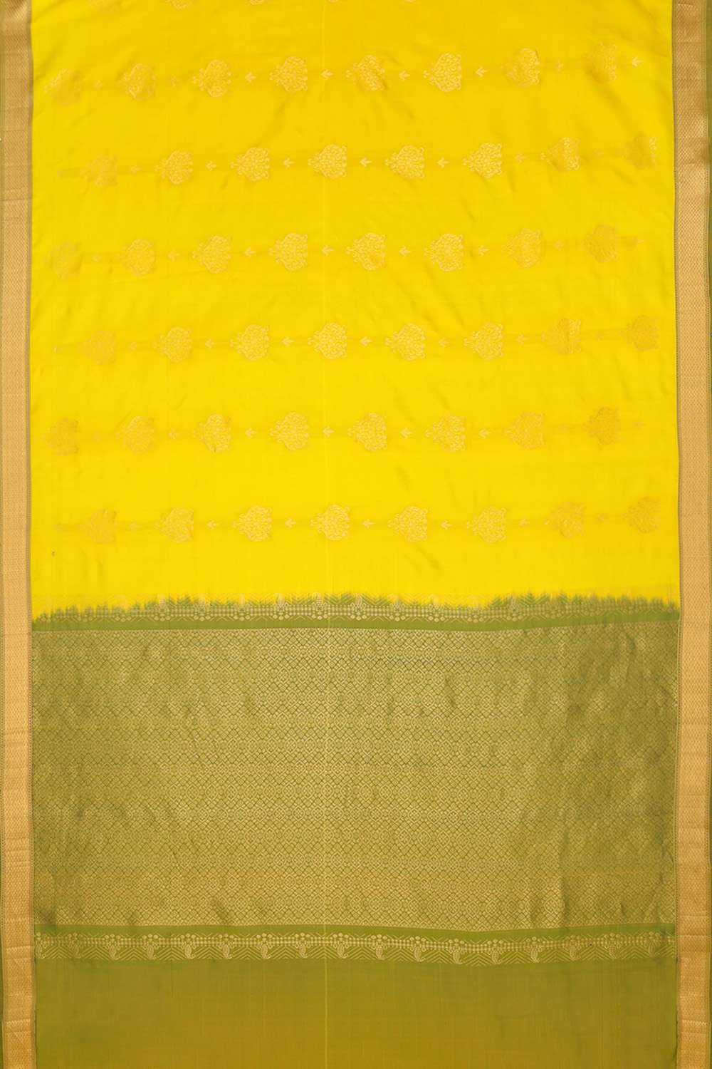 Light Green Woven Kanjivaram Inspired Design Pure Silk Saree image number null
