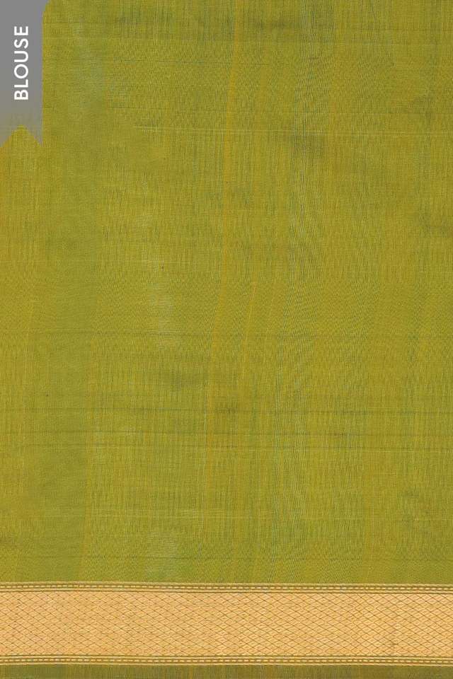 Light Green Woven Kanjivaram Inspired Design Pure Silk Saree thumbnail image number null
