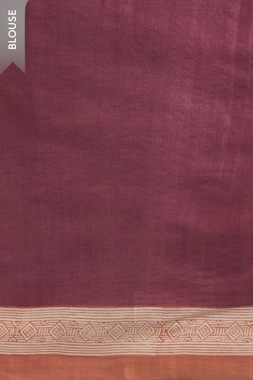 Light Red Pure Tussar Silk Printed Embroidery Saree image number null