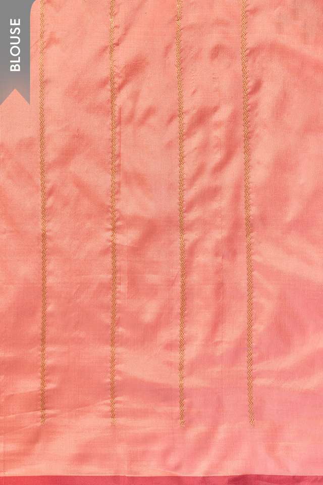 Light Pink Pure Silk Kadwa Banarasi Saree thumbnail image number null