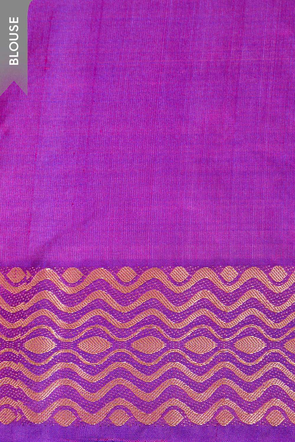 Pink Woven Soft Pure Silk Saree image number null