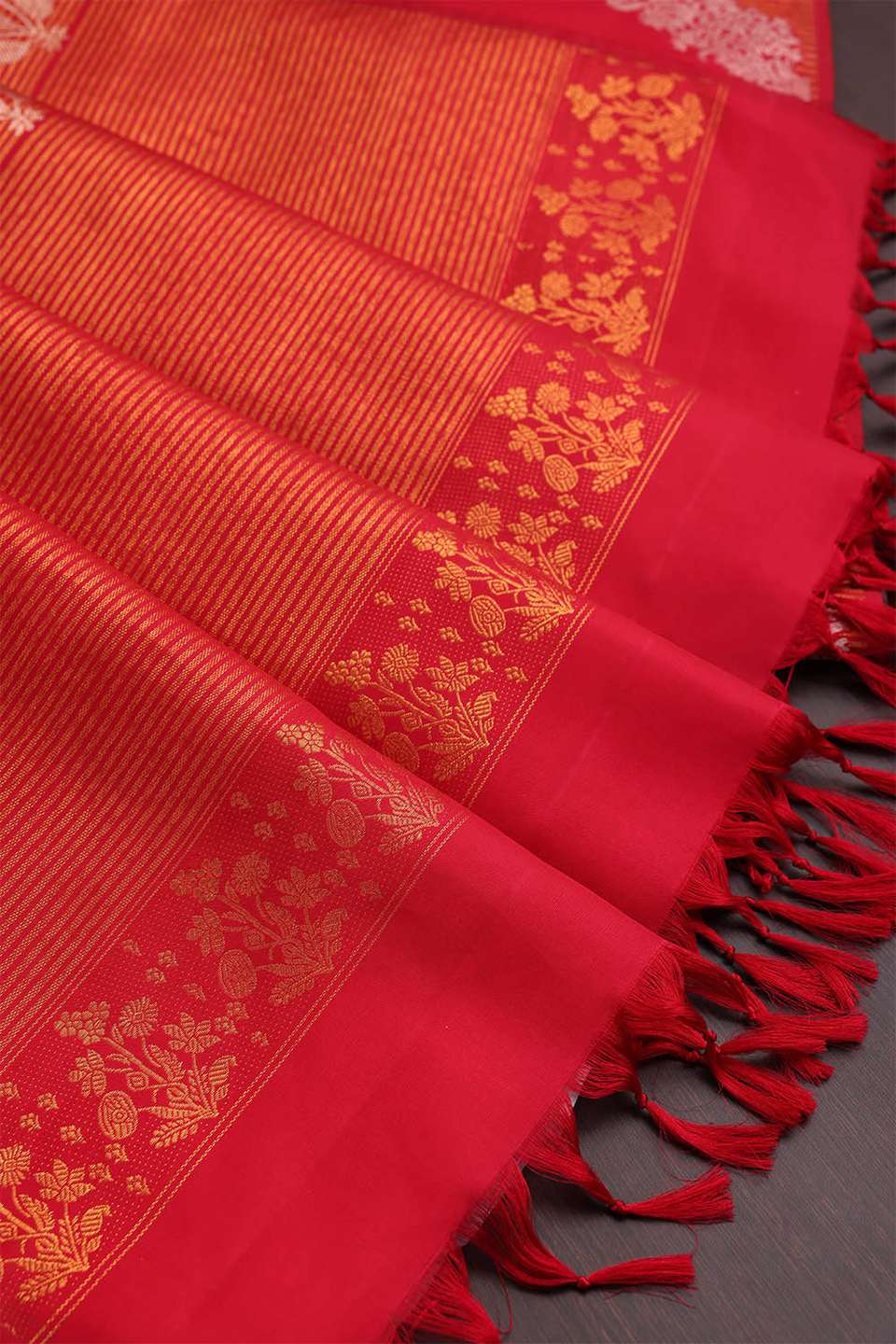 Red Kanjivaram Silk Saree