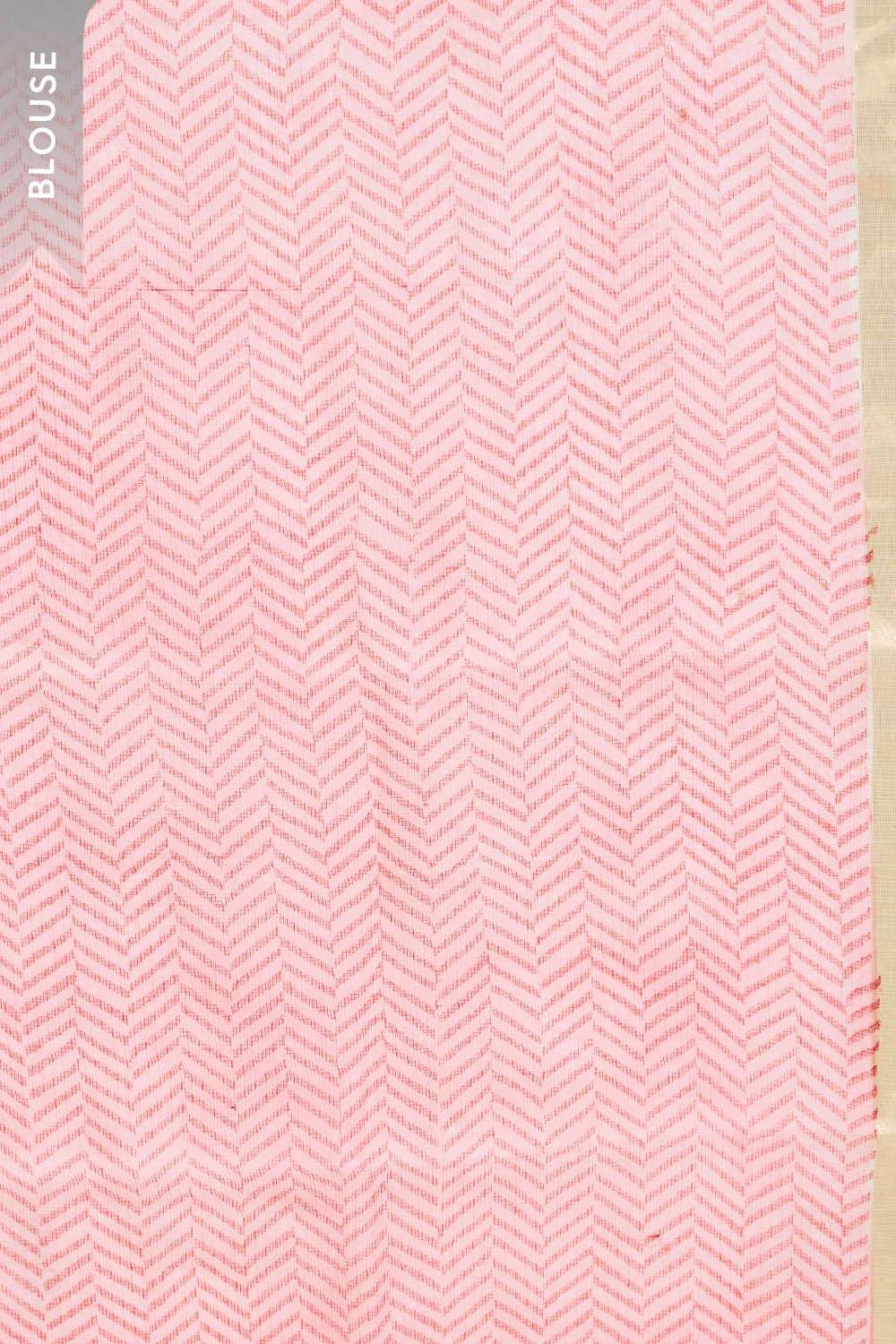 Off White Rajasthan Pure Silk Kota Printed Sanganeri Saree image number null