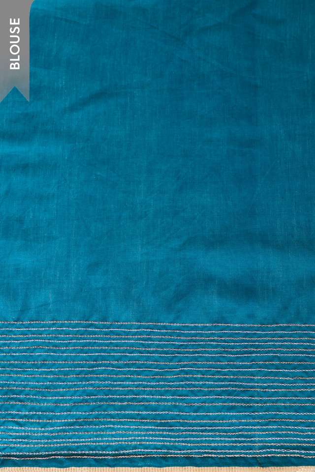 Brown Pure Silk Cotton Embroidered Saree thumbnail image number null
