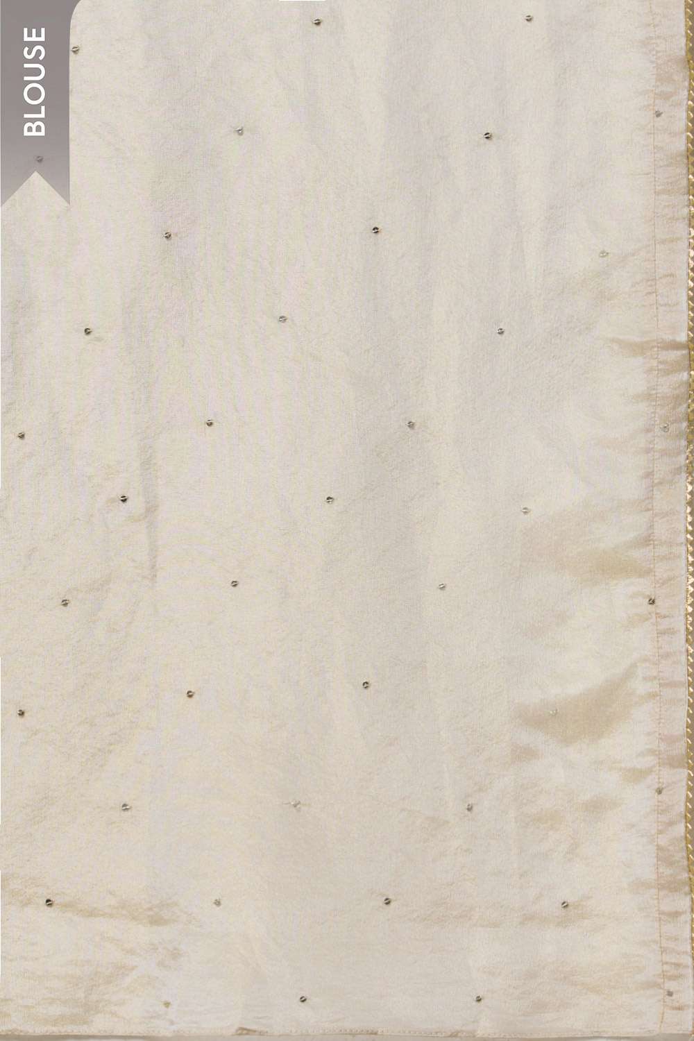 Off White Viscose Tissue Aari Saree image number null