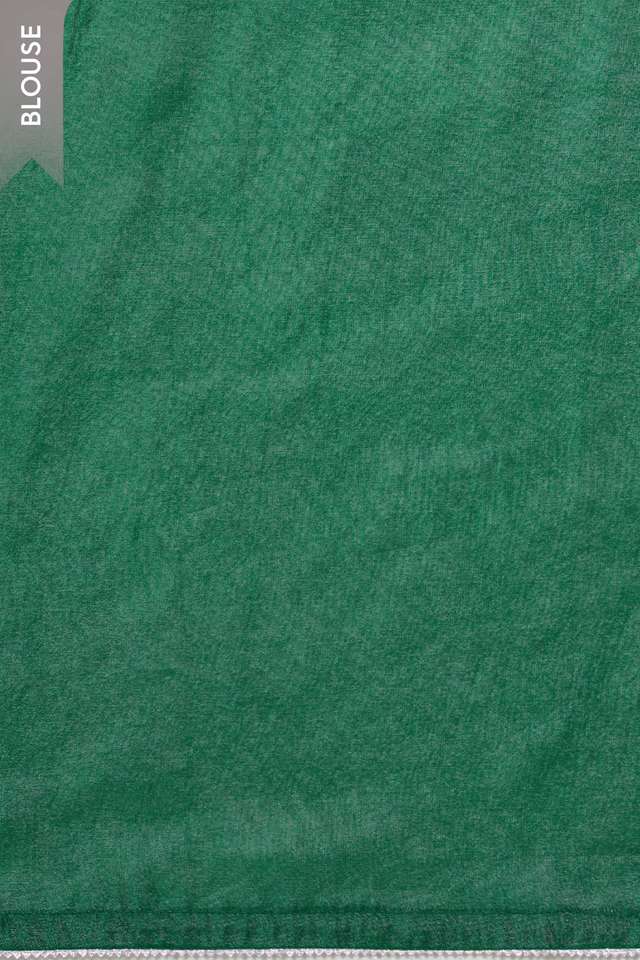 Green Viscose Tissue Embroidered Saree thumbnail image number null