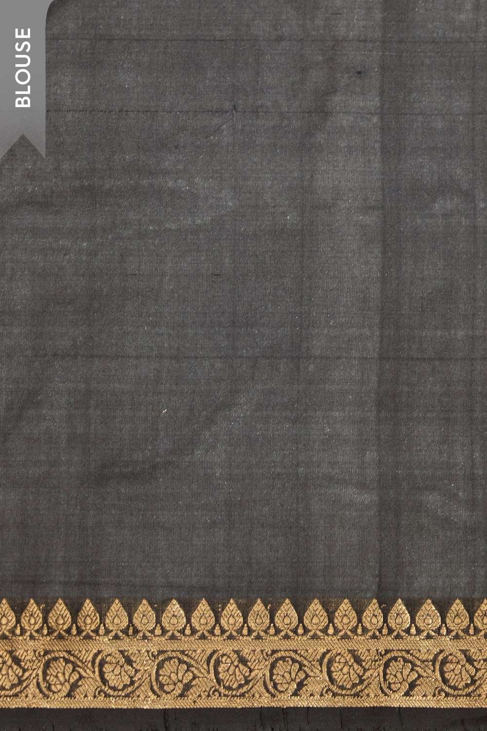 Grey Silk Viscose Cutwork Banaras Inspired Design Saree image number null