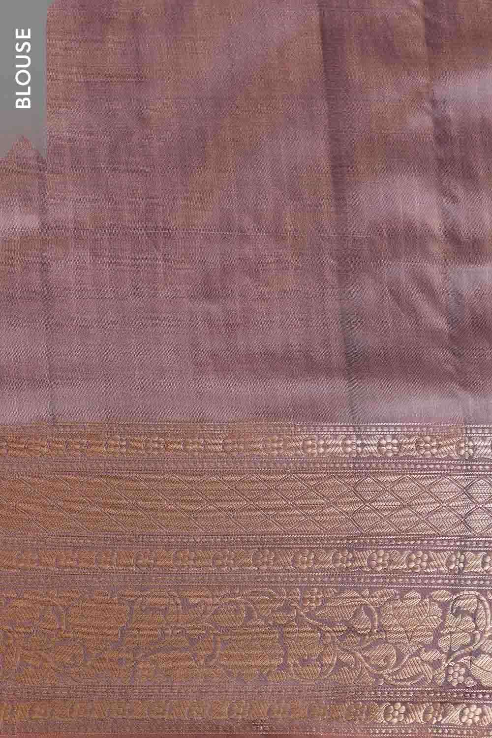 Light Pink Banarasi Inspired Design Silk Viscose Kadwa Saree image number null