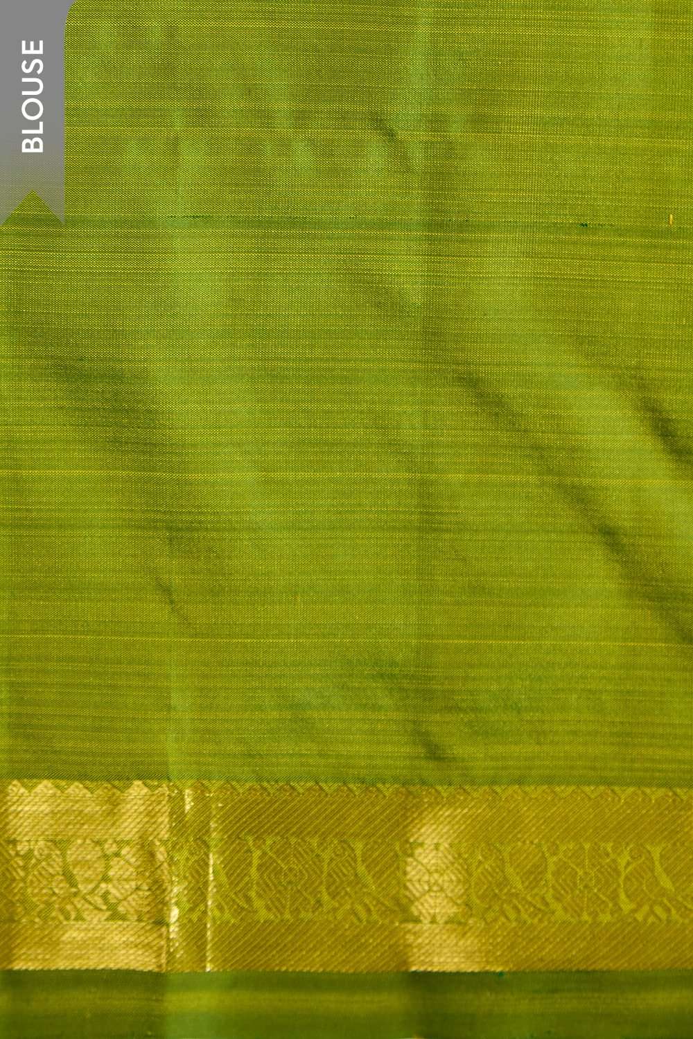 Blue Pure Silk Woven Kanjivaram Saree image number null