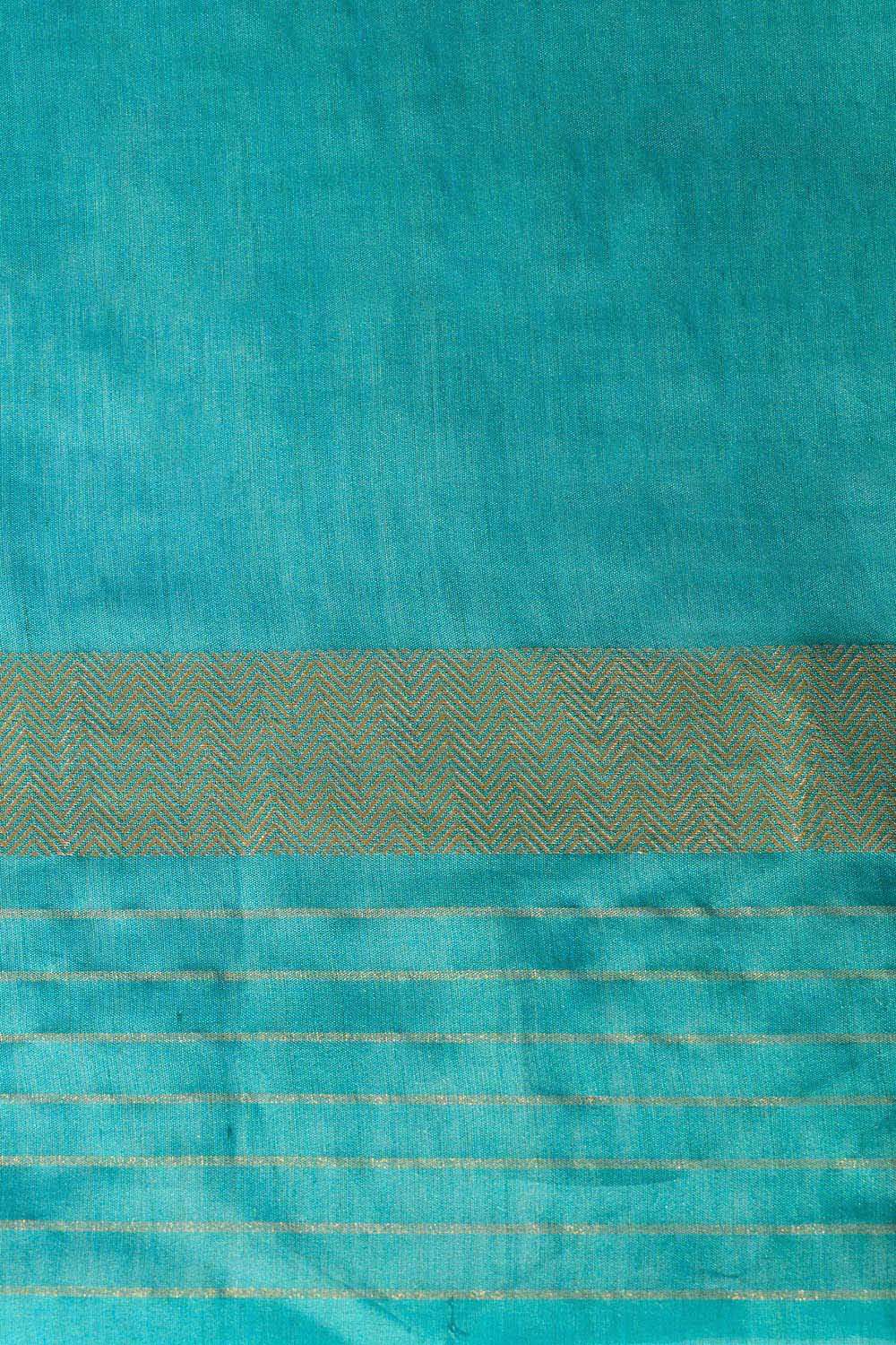 Light Blue Bhagalpur Woven Pure Silk Saree image number null