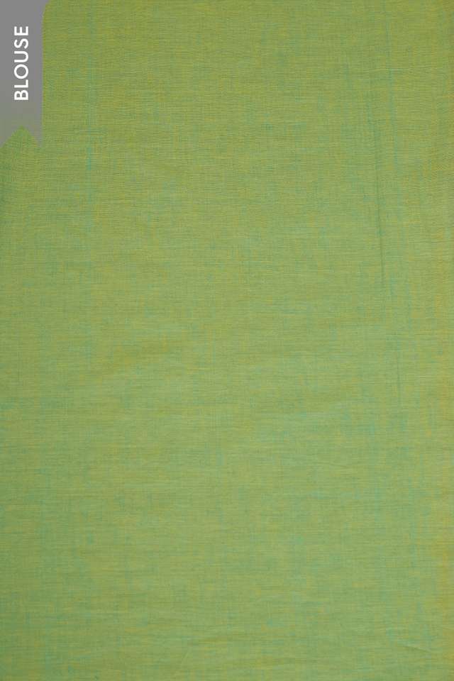 Green Pure Cotton Jamdani Saree thumbnail image number null