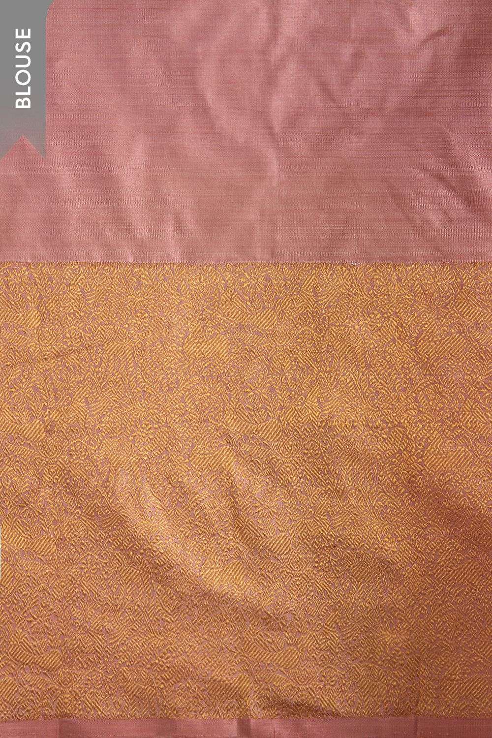 Brown Pure Silk Woven Kanjivaram Saree image number null