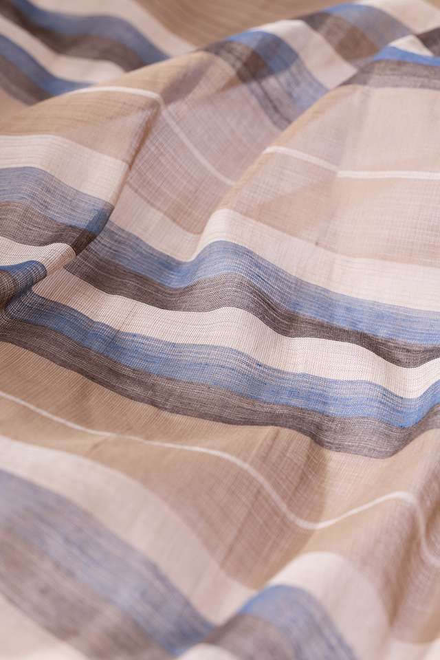 Grey Narayanpet Woven Pure Cotton Saree thumbnail image number null