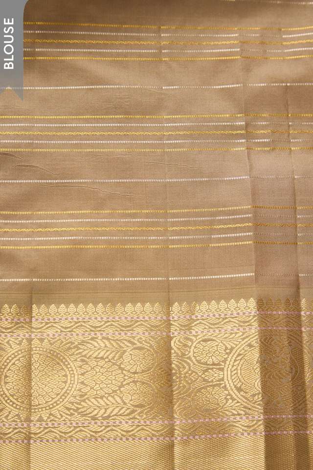 Dark Violet Woven Pure Silk Saree thumbnail image number null