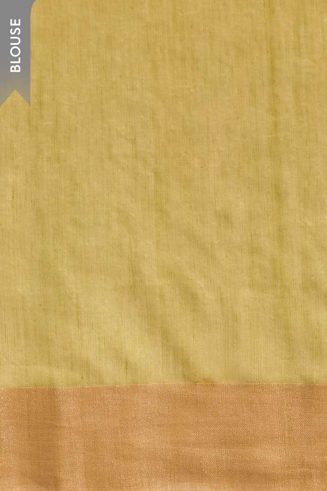 Light Green Bengal Pure Silk Cotton Jamdani Saree thumbnail image number null