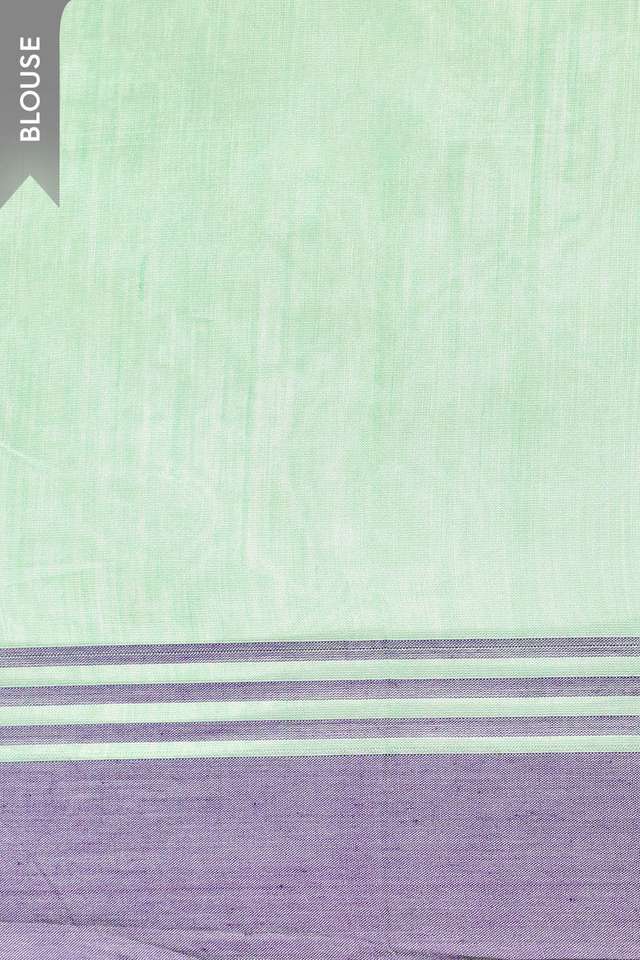 Light Green Woven Pure Silk Cotton Chanderi Saree thumbnail image number null