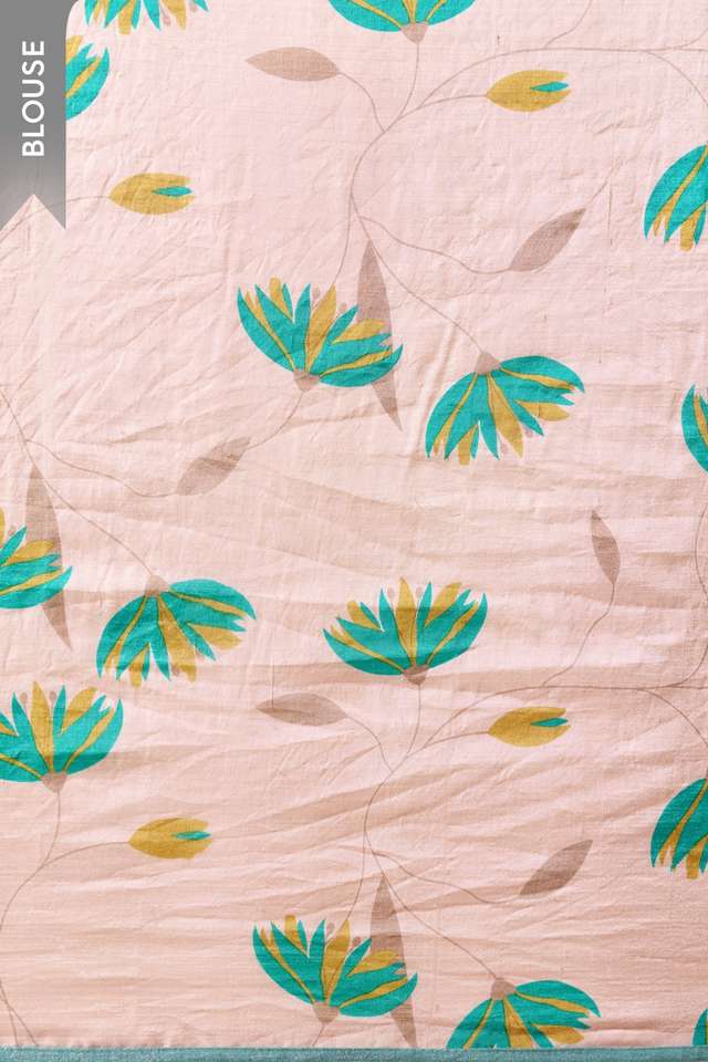 Light Green Murshidabad Screen Printed  Pure Silk Saree thumbnail image number null
