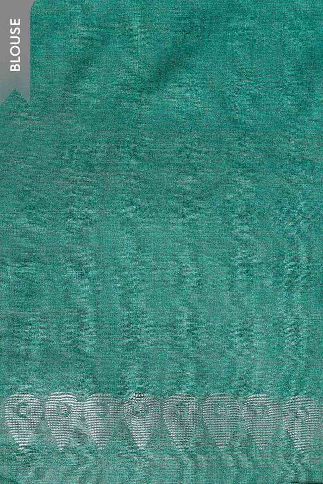 Green Chattisgarh Woven Pure Tussar Silk Saree thumbnail image number null