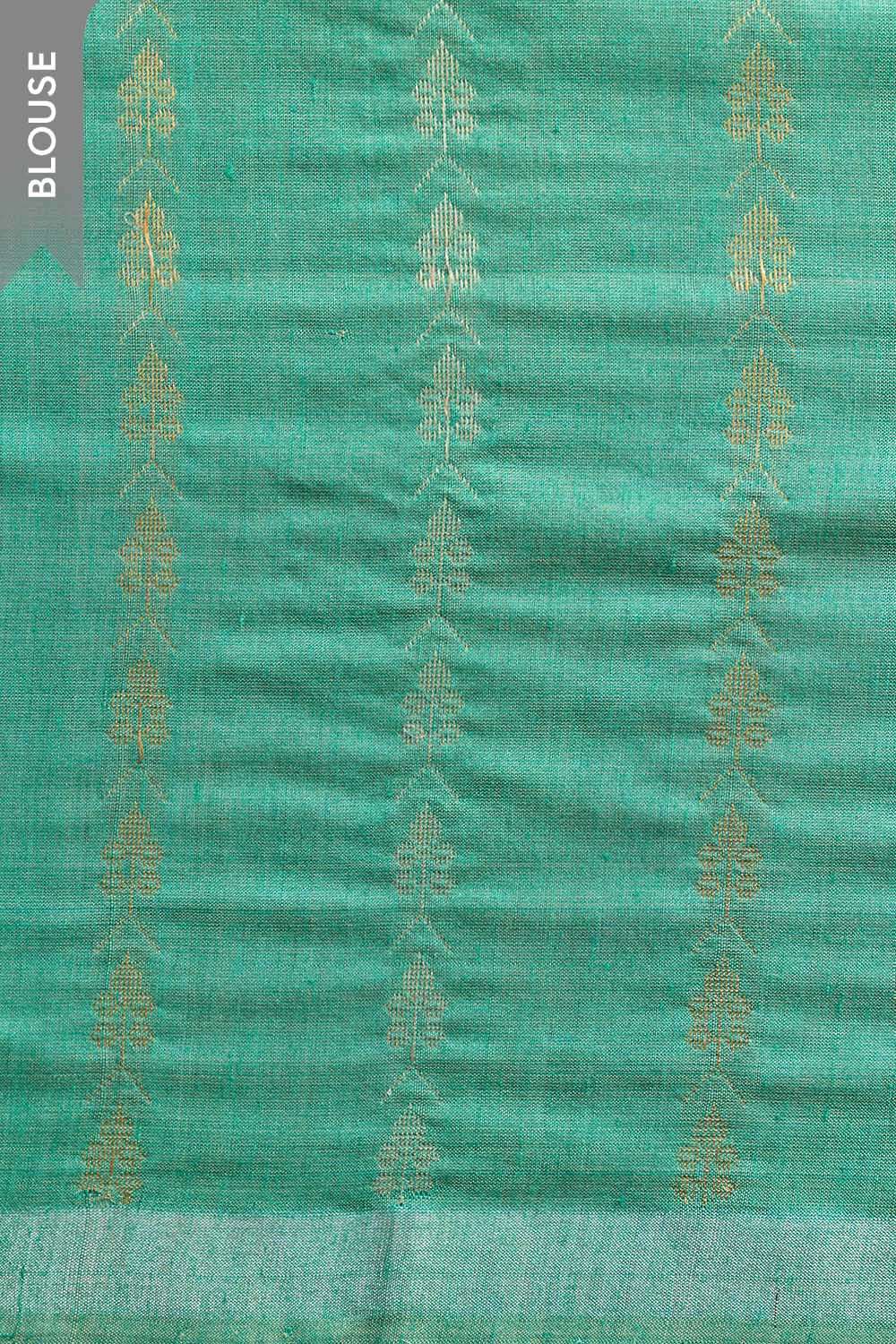 Green Chattisgarh Woven Pure Tussar Silk Saree image number null