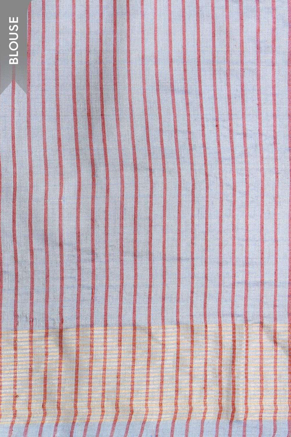 Brown Pure Tussar Silk Chattisgarh Woven Saree image number null