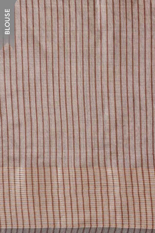 Brown Chattisgarh Woven Pure Tussar Silk Saree thumbnail image number null