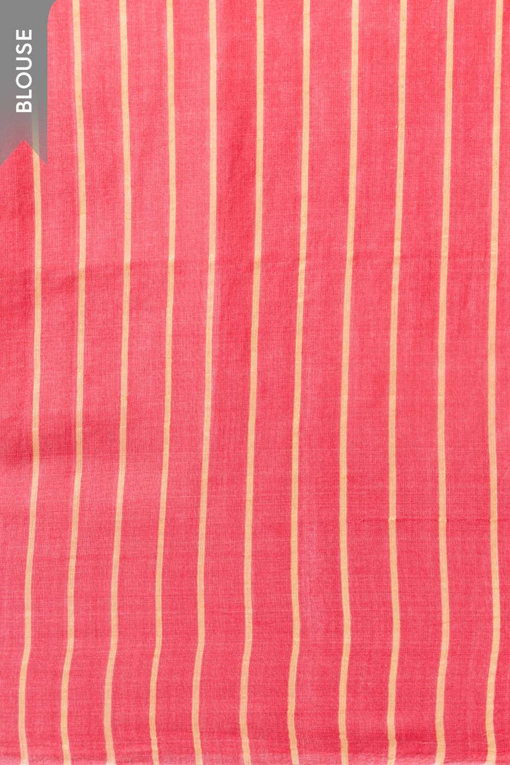 Red Bhagalpur Woven Silk Viscose Saree image number null