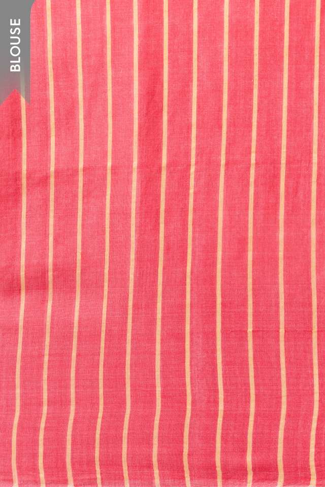 Red Bhagalpur Woven Silk Viscose Saree thumbnail image number null