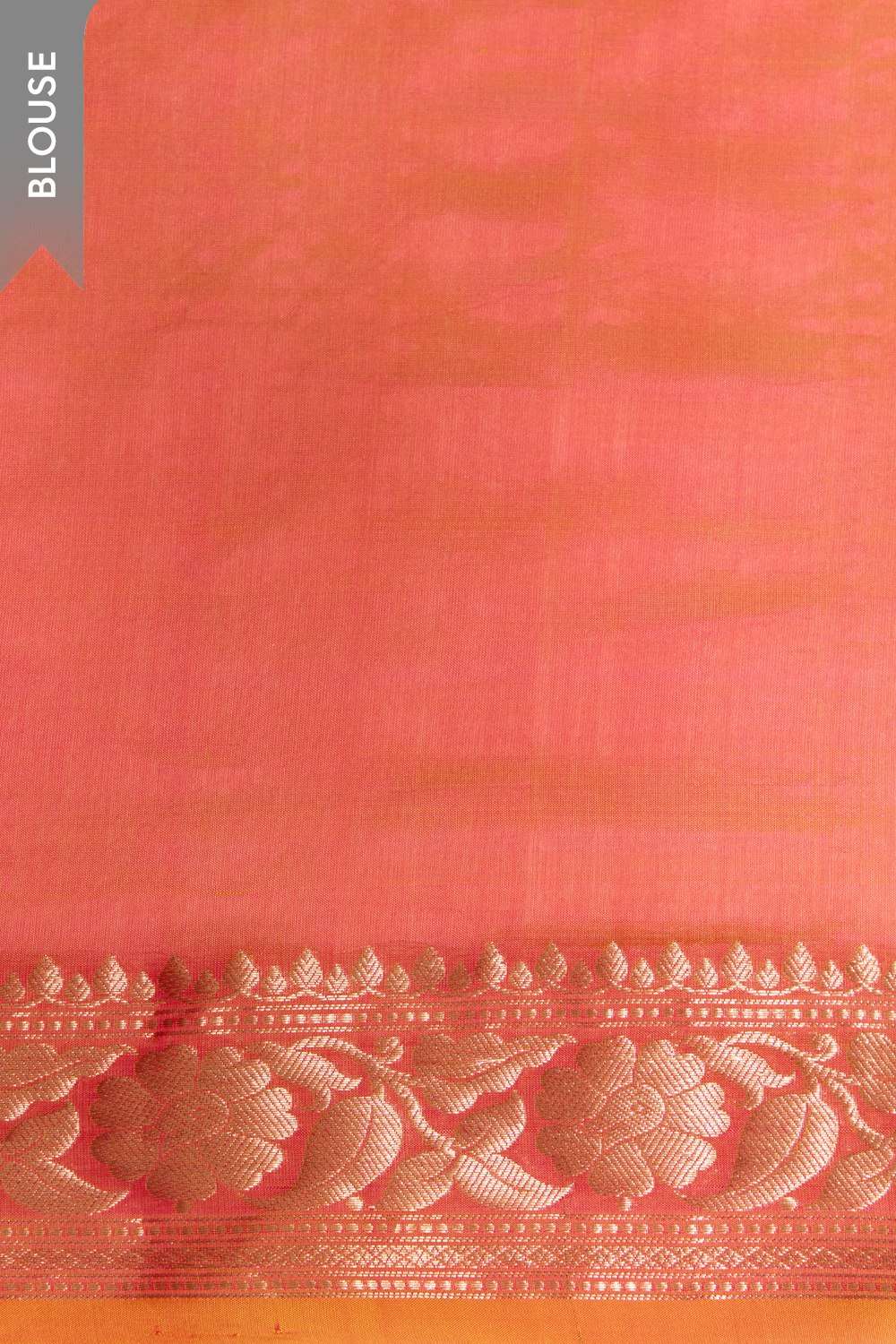 Pink Silk Viscose Banaras Cutwork Saree image number null