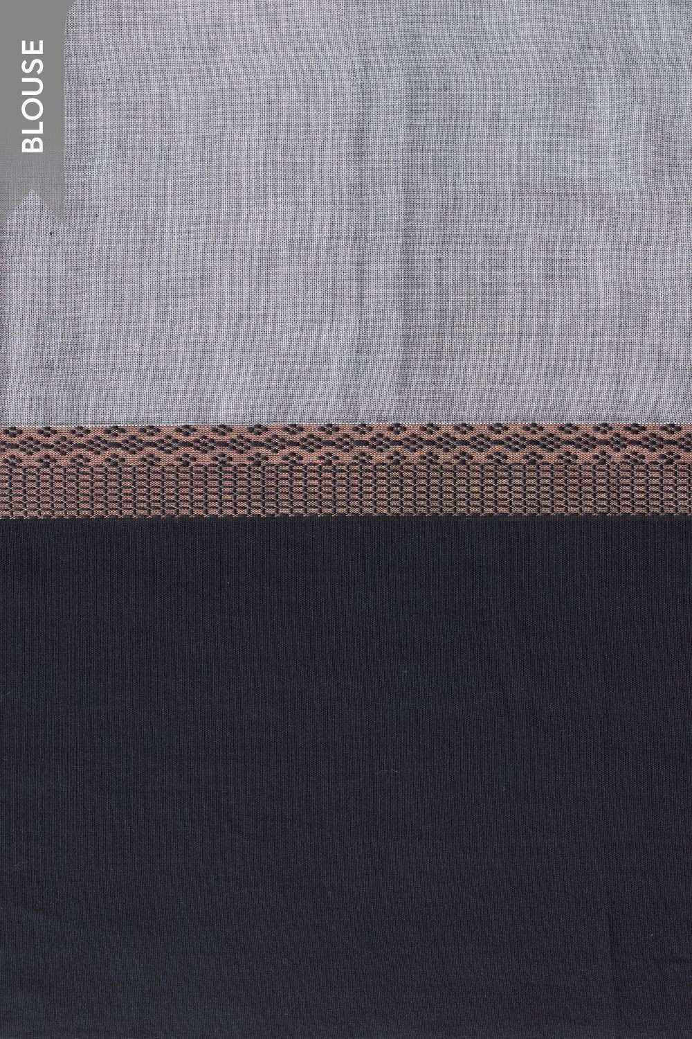 Off White Woven Pure Cotton Bengal Saree image number null