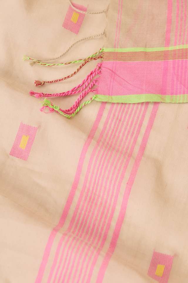 Green Woven Pure Cotton Bengal Saree thumbnail image number null